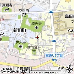 静岡県島田市祇園町8634周辺の地図