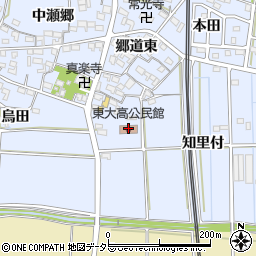 東大高公民館周辺の地図