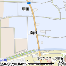 京都府城陽市観音堂（南田）周辺の地図