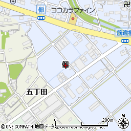 愛知県豊川市八幡町佃周辺の地図