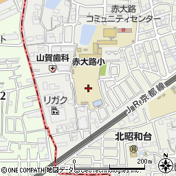 大阪府高槻市赤大路町15周辺の地図