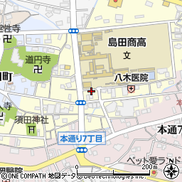 静岡県島田市祇園町8705周辺の地図