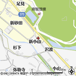 愛知県豊川市御津町金野砂田周辺の地図