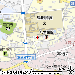 静岡県島田市祇園町8706周辺の地図