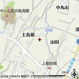 愛知県蒲郡市豊岡町（砂田）周辺の地図