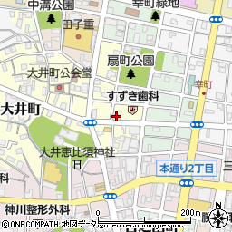 株式会社フジヤマ　島田営業所周辺の地図