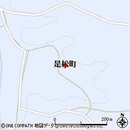 広島県庄原市是松町周辺の地図
