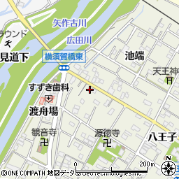 愛知県西尾市吉良町上横須賀寒破池7周辺の地図