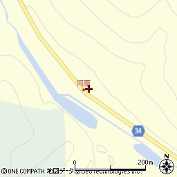 島根県浜田市内村町1281周辺の地図