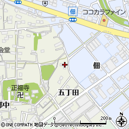 愛知県豊川市白鳥町五丁田43周辺の地図
