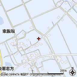 兵庫県加古川市志方町東飯坂186周辺の地図