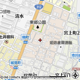 兵庫県姫路市楠町73周辺の地図