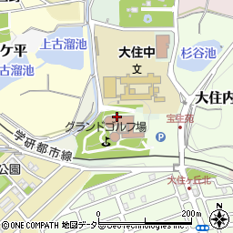 京田辺市立老人福祉施設　老人福祉センター宝生苑周辺の地図