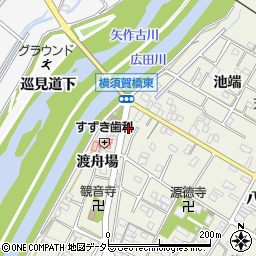 愛知県西尾市吉良町上横須賀寒破池3周辺の地図