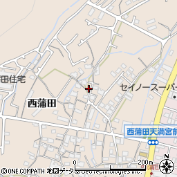 兵庫県姫路市広畑区西蒲田168周辺の地図