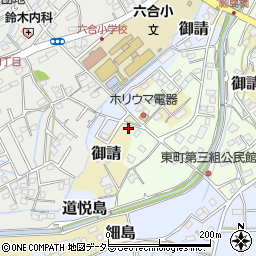静岡県島田市御請1276周辺の地図