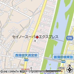 兵庫県姫路市広畑区西夢前台4丁目109周辺の地図