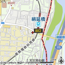 兵庫県川西市美園町16周辺の地図