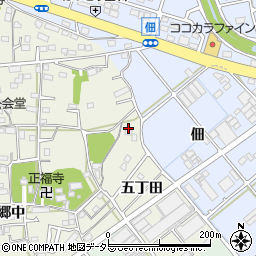 愛知県豊川市白鳥町五丁田40周辺の地図