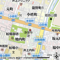 兵庫県姫路市地内町22周辺の地図