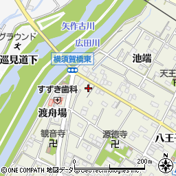 愛知県西尾市吉良町上横須賀寒破池6周辺の地図