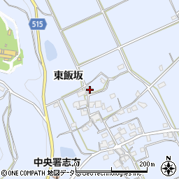 兵庫県加古川市志方町東飯坂266周辺の地図