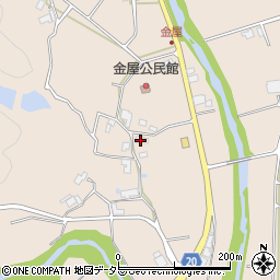 兵庫県三木市細川町金屋445周辺の地図