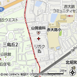 大阪府高槻市赤大路町17周辺の地図