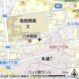 静岡県島田市祇園町8726周辺の地図