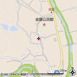 兵庫県三木市細川町金屋375周辺の地図