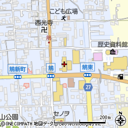兵庫日産自動車太子店周辺の地図