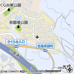 兵庫県西宮市名塩茶園町5-8周辺の地図