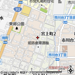 兵庫県姫路市楠町99-15周辺の地図