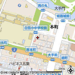 兵庫県姫路市本町71周辺の地図