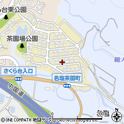 兵庫県西宮市名塩茶園町5-6周辺の地図