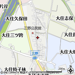 京都府京田辺市大住三野42-3周辺の地図