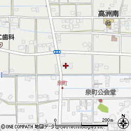 静岡県藤枝市高洲67-7周辺の地図