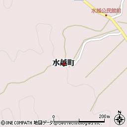 広島県庄原市水越町周辺の地図
