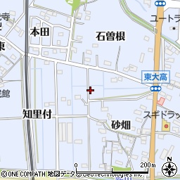 愛知県知多郡武豊町東大高周辺の地図