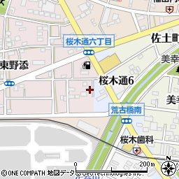 愛知県豊川市本野町東野添112周辺の地図