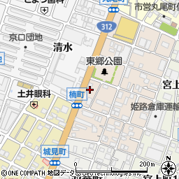 兵庫県姫路市楠町54周辺の地図
