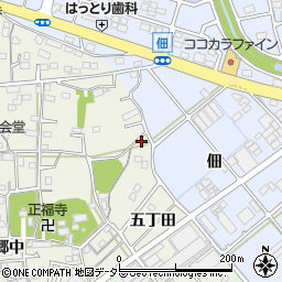 愛知県豊川市白鳥町五丁田41周辺の地図