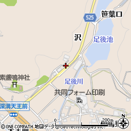 愛知県額田郡幸田町深溝向江松周辺の地図