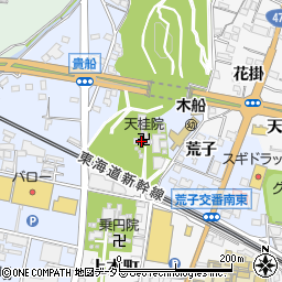 天桂院周辺の地図