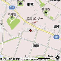 愛知県西尾市吉良町駮馬城山65周辺の地図