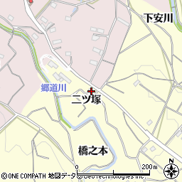 愛知県豊橋市石巻平野町二ツ塚周辺の地図