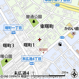 愛知県豊川市東曙町周辺の地図