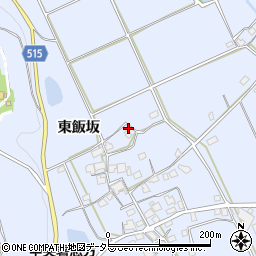 兵庫県加古川市志方町東飯坂269周辺の地図