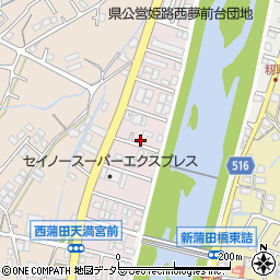 兵庫県姫路市広畑区西夢前台4丁目周辺の地図