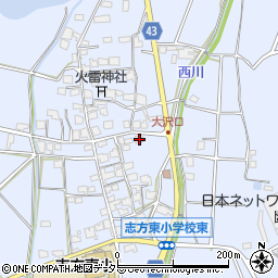 兵庫県加古川市志方町細工所549周辺の地図